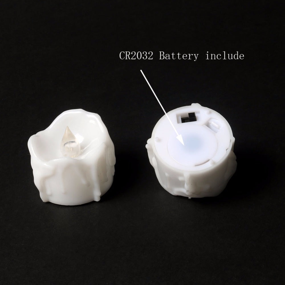 White Electronic LED candle