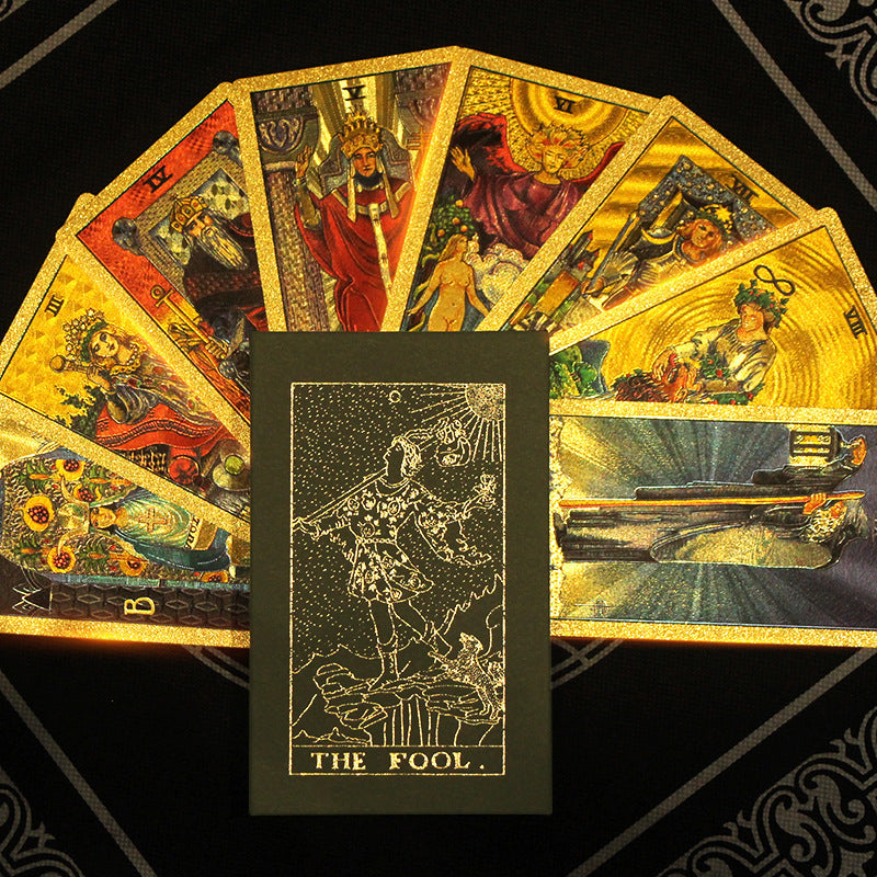 Premium Golden Tarot + Box