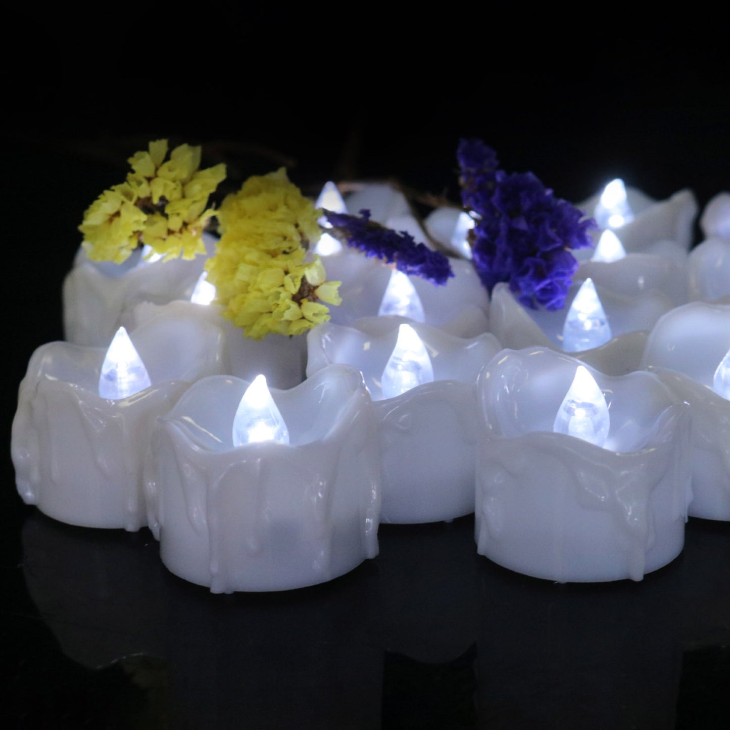 White Electronic LED candle