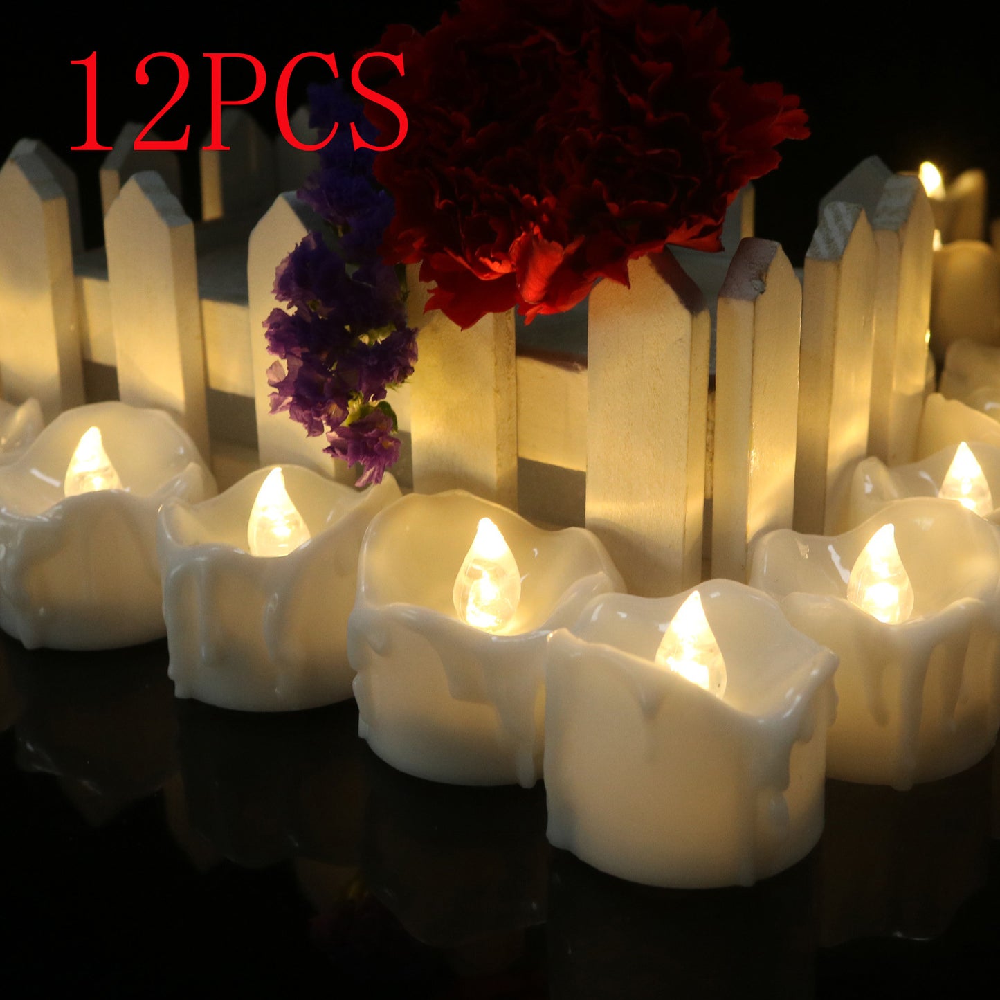 White Electronic LED candle