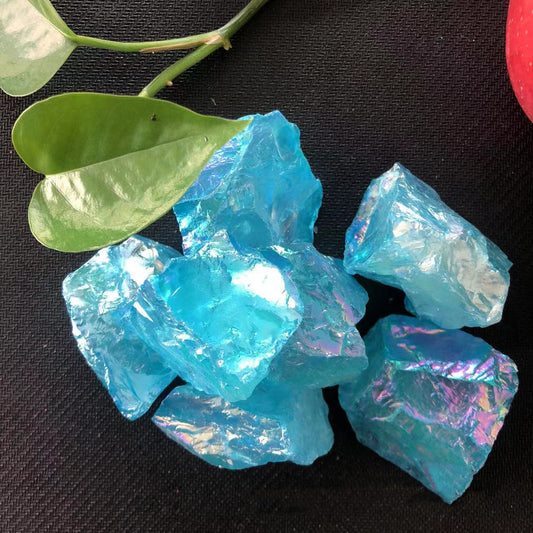 Crystal Blue Mineral Raw Stone