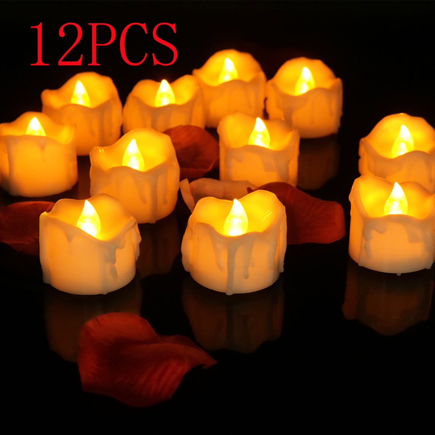 White Electronic LED candle