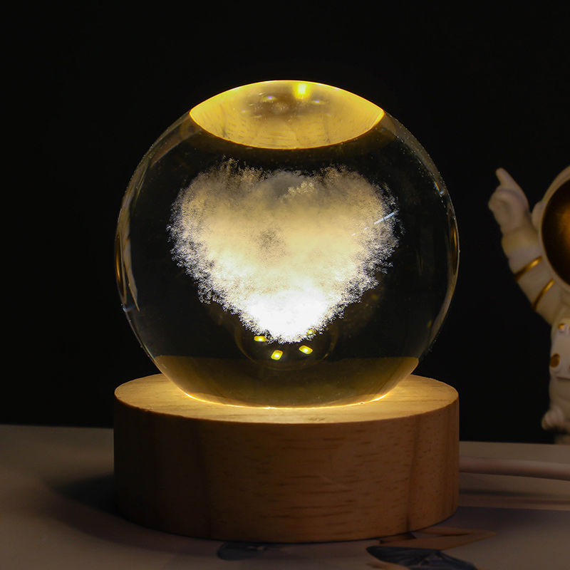 Luminous Moon Crystal Ball