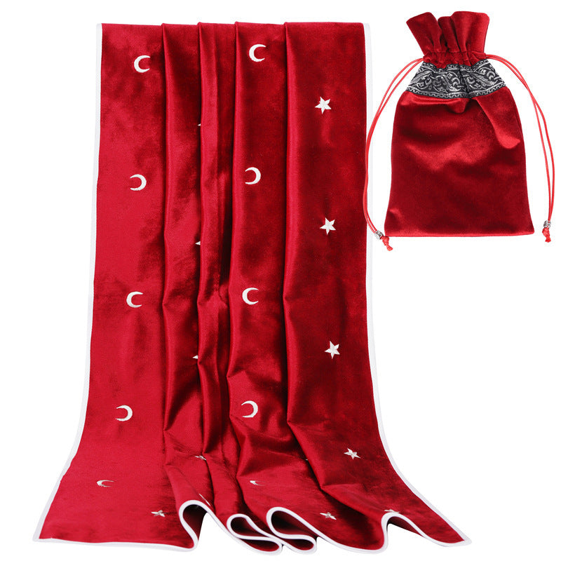 Tarot Star and Moon Tablecloth (Large Size)+ card bag