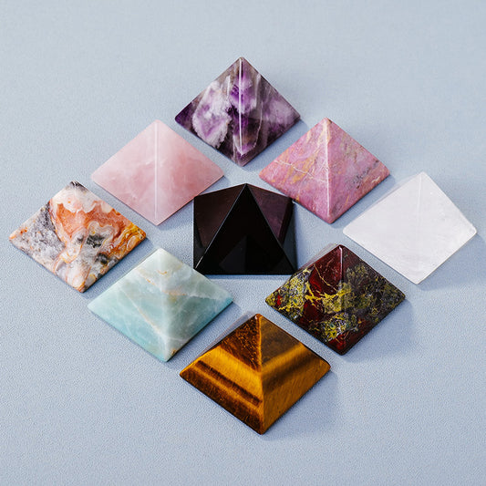 Crystal Stone Pyramid (choose your stone)