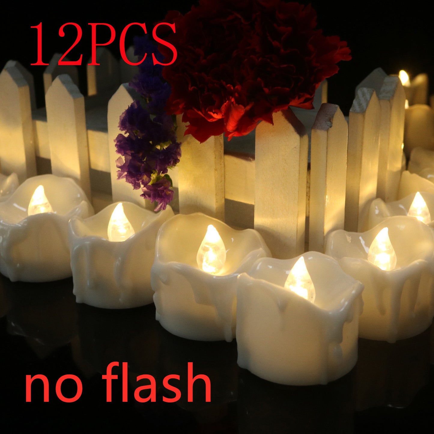 White Electronic LED candle