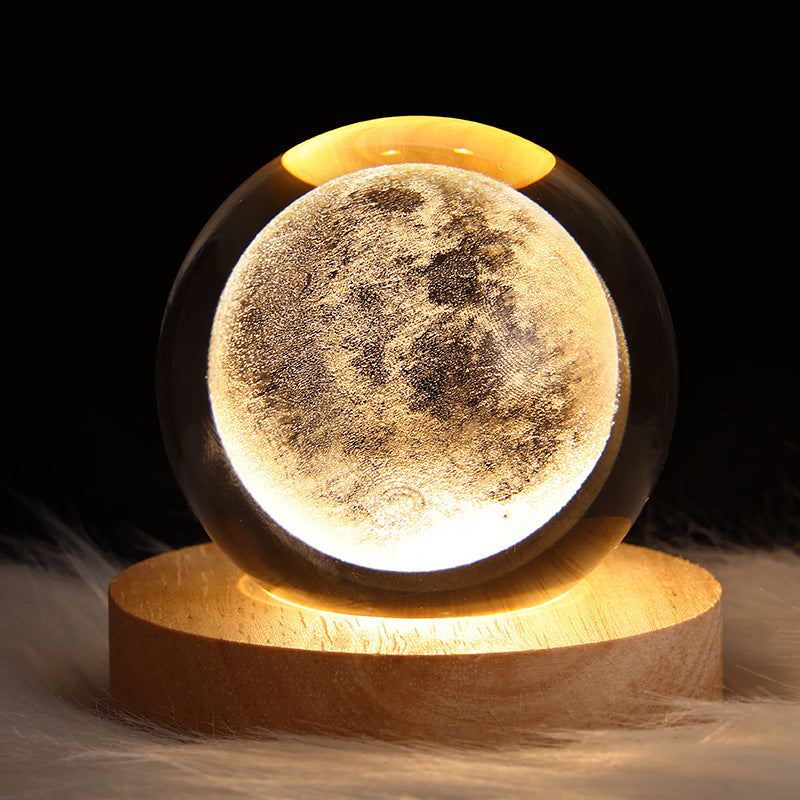 Luminous Moon Crystal Ball