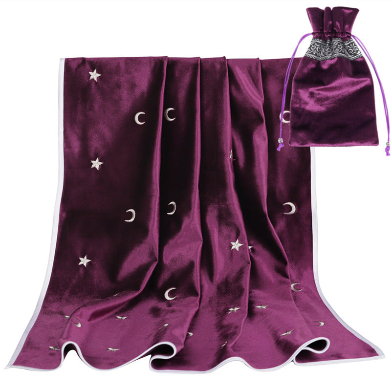 Tarot Star and Moon Tablecloth (Large Size)+ card bag